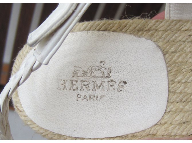 Hermès Sandalen Weiß - Ansicht 4