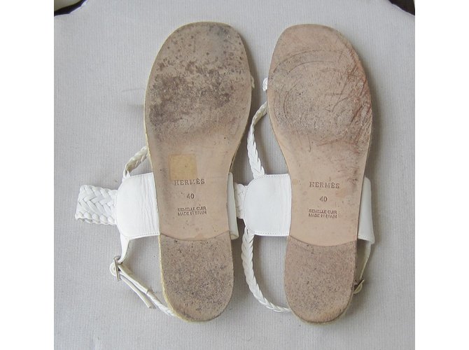 Hermès Sandalen Weiß - Ansicht 6