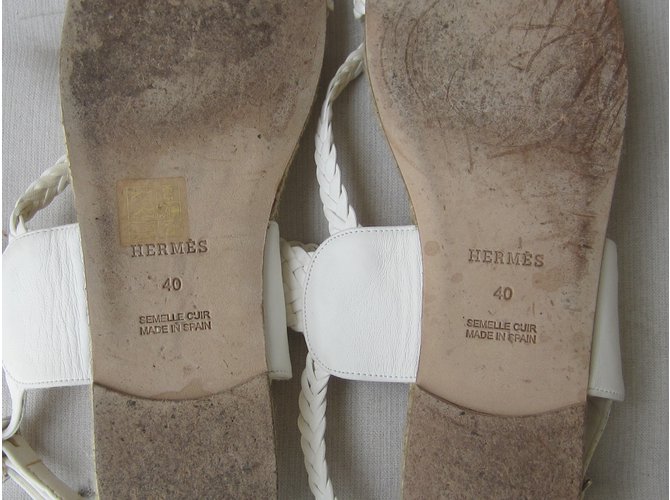 Hermès Sandalen Weiß - Ansicht 7