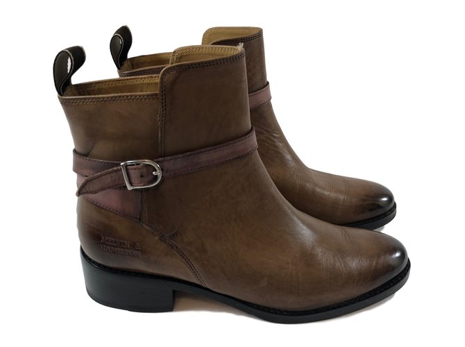 Melvin & Hamilton Stivali Marrone chiaro - vista 2