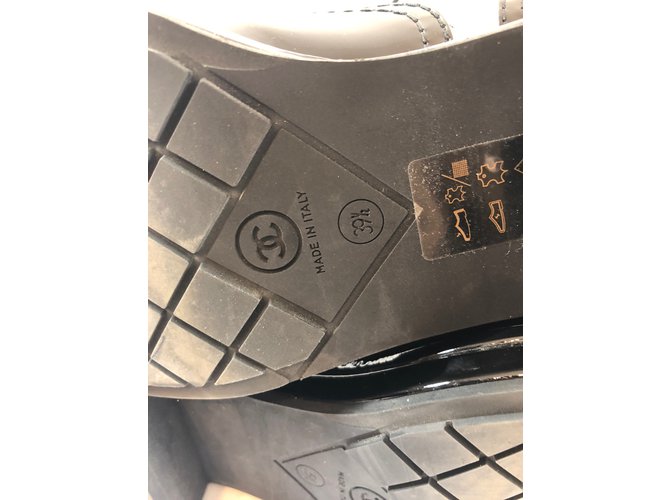 Chanel Derby-Schuhe Schwarz Weiß - Ansicht 4