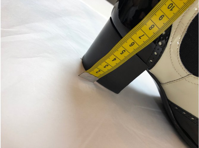 Chanel Stiefel Schwarz Weiß - Ansicht 7