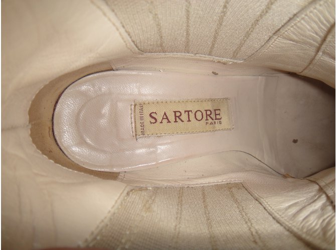 Botas Sartore em Python Bege - vista 3
