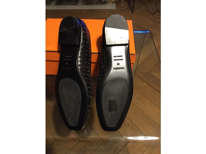 Hermès Hermes ballerines noires perfetti Nero - vista 3