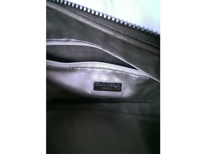Borsa a mano Sonia Rykiel in pelle croco beige - vista 10