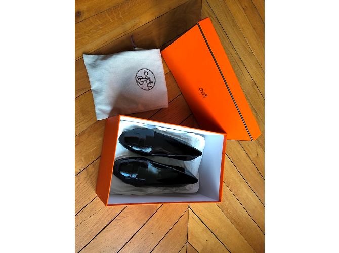 Hermès Schöne Ballerinas Schwarz - Ansicht 5