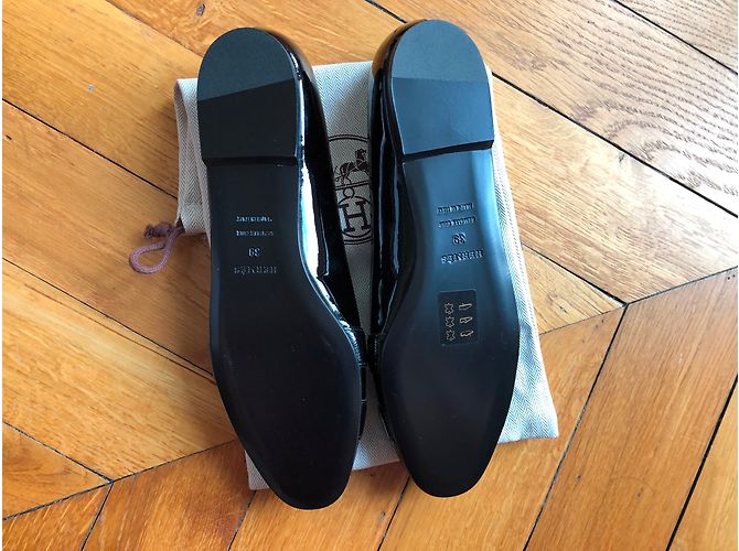 Hermès Schöne Ballerinas Schwarz - Ansicht 6