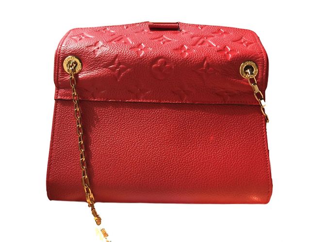 Clutch Louis Vuitton Saint Germain Rossa Pelle Rosso - vista 2
