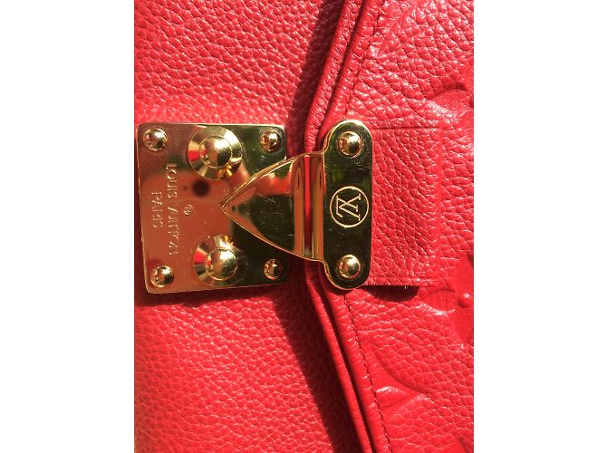 Clutch Louis Vuitton Saint Germain Rossa Pelle Rosso - vista 3