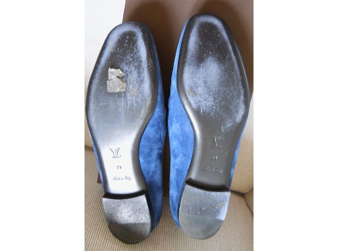 Louis Vuitton Mokassins Blau Marineblau - Ansicht 7