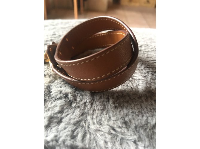 Hermès Bracciale Kelly doppio tour Caramello - vista 2