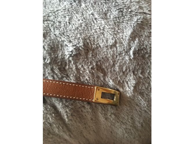 Hermès Bracciale Kelly doppio tour Caramello - vista 6