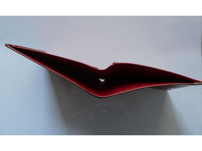 Cartera Yves Saint Laurent de piel roja - vista 7