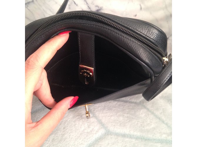 Borsa a mano Lancel in pelle nera Nero - vista 6