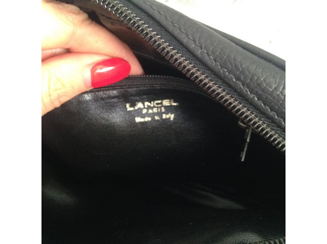 Borsa a mano Lancel in pelle nera Nero - vista 7