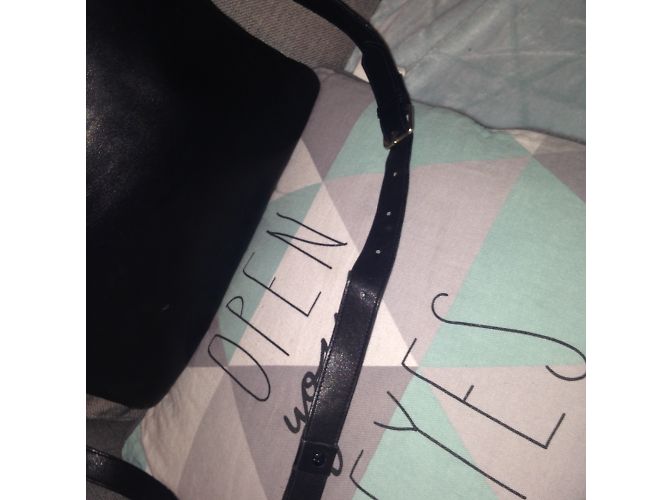 Clutch Lancel in pelle nera Nero - vista 5