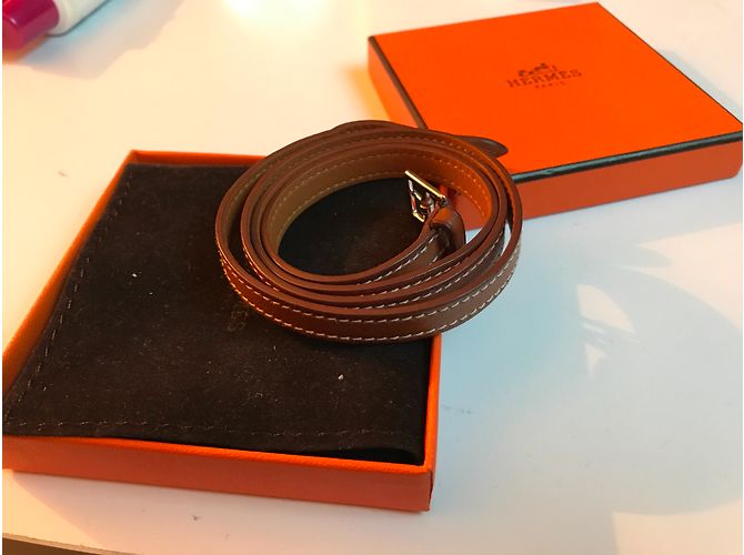 Hermès Pulseira Marrom - vista 2