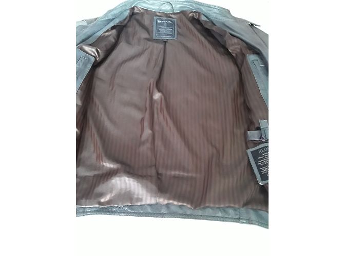 Redskins Lederjacke für Herren Grau XL - Ansicht 10