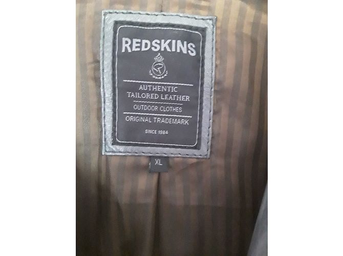 Redskins Lederjacke für Herren Grau XL - Ansicht 11