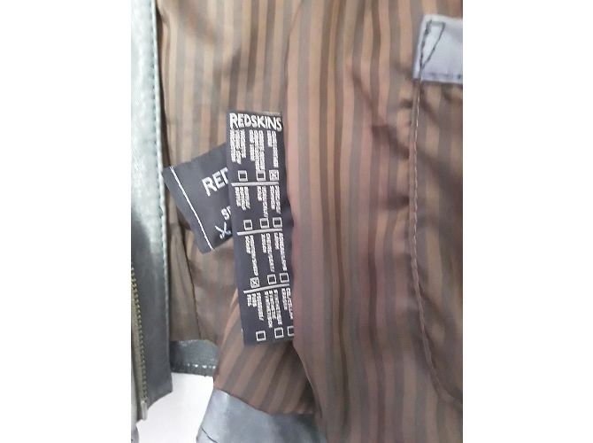 Redskins Lederjacke für Herren Grau XL - Ansicht 9
