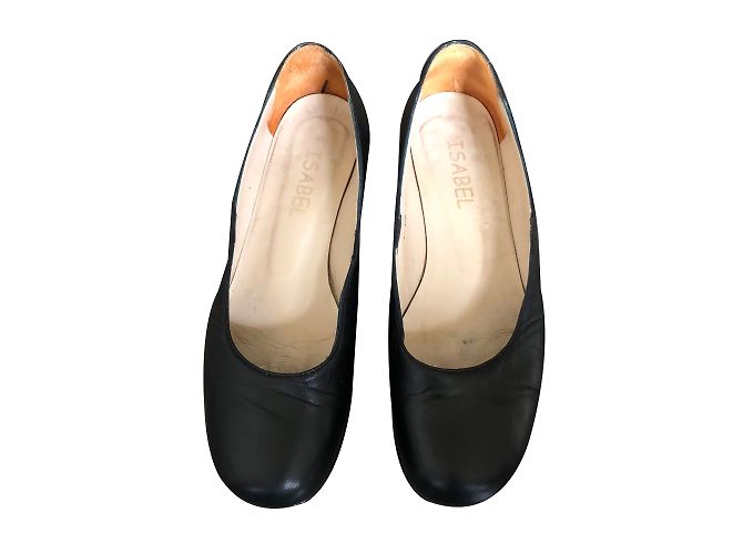 Autre Marque Bailarinas de cuero negro - vista 2