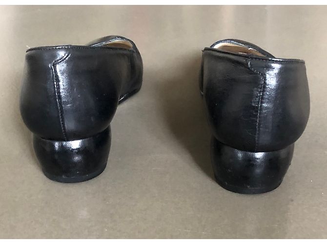 Autre Marque Bailarinas de cuero negro - vista 4