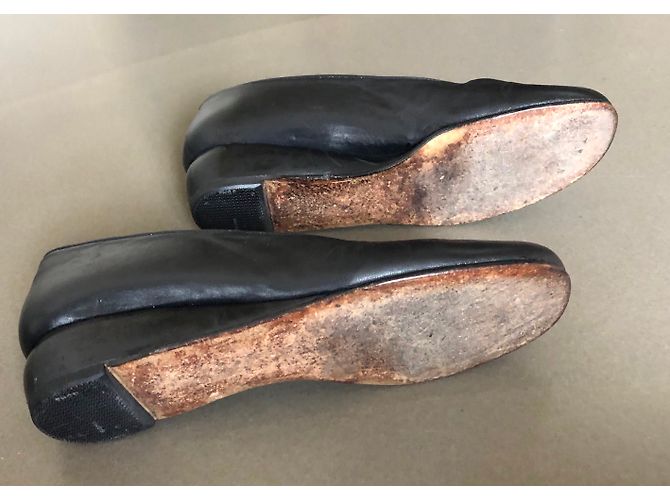 Autre Marque Bailarinas de cuero negro - vista 6