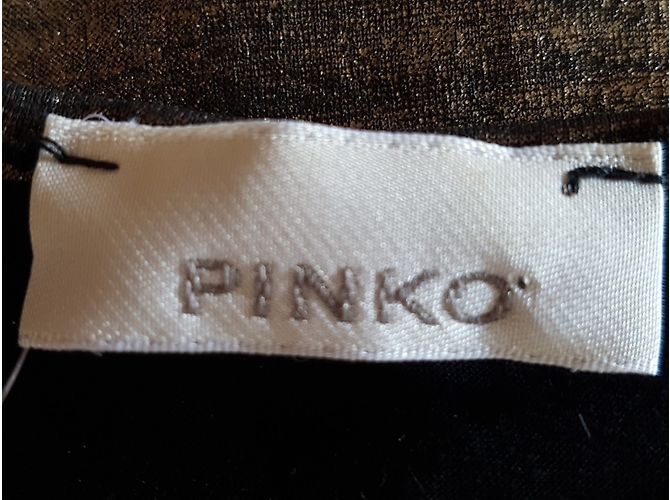 Top Pinko Plateado de Viscosa con Cadenas Metálicas S Plata - vista 13