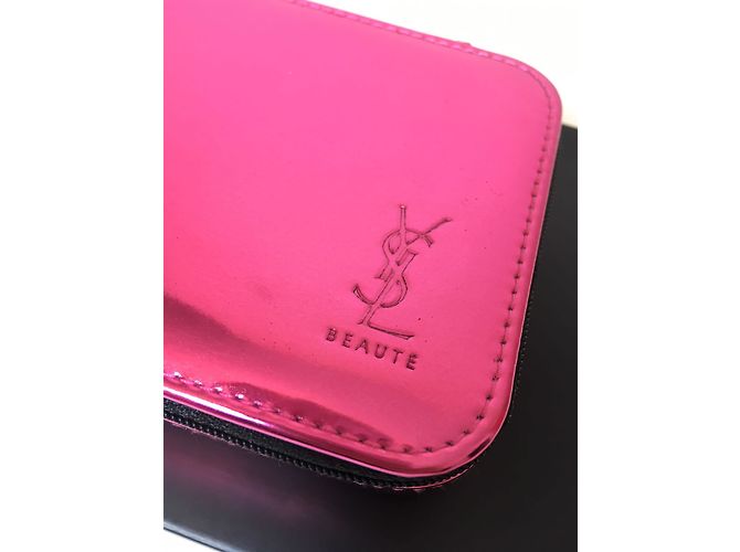 Clutch Vanity Yves Saint Laurent Rosa Metallizzato - vista 3