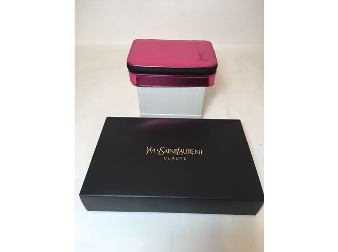 Clutch Vanity Yves Saint Laurent Rosa Metallizzato - vista 4