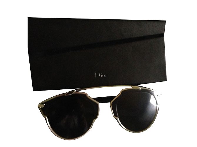 Christian Dior Occhiali DIOR SO REAL neri e argento Nero - vista 2