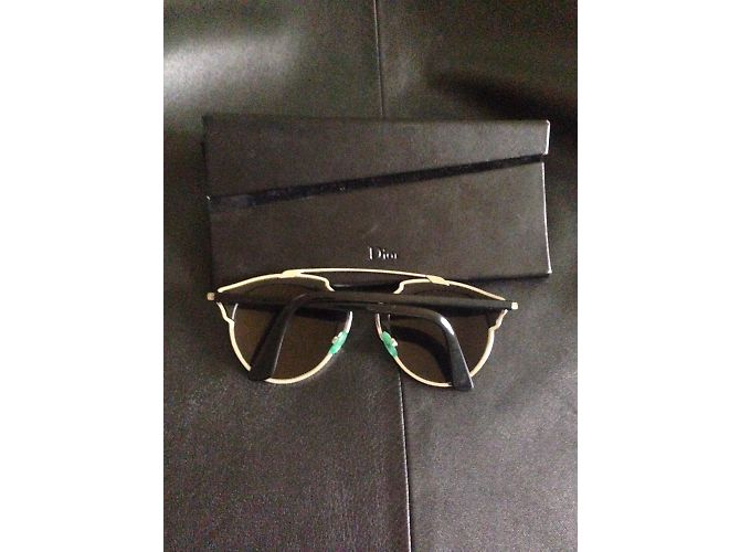 Christian Dior Occhiali DIOR SO REAL neri e argento Nero - vista 8