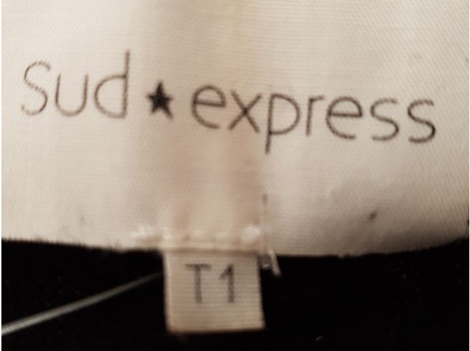 Autre Marque Abito Sud Express nero in cotone e lana - vista 5