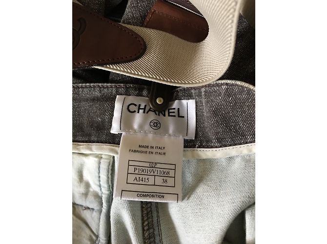 Chanel Overall Beige Anthrazitgrau Karamell - Ansicht 8