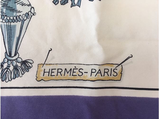Hermès Passementerie Lila Marineblau - Ansicht 4