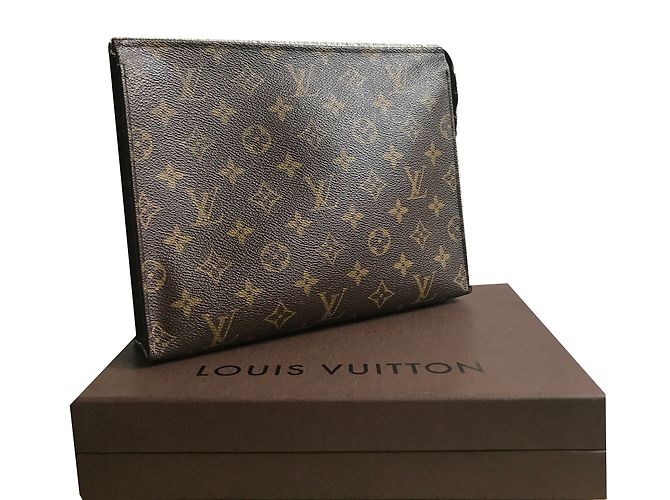 "LOUIS VUITTON 26"Pochette Marrone - vista 2