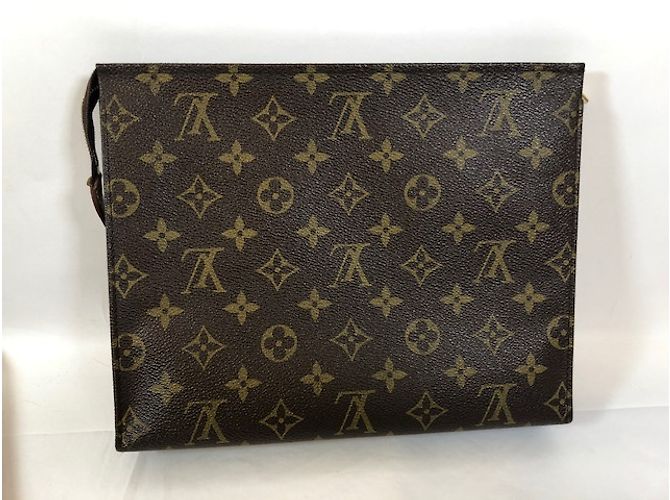 "LOUIS VUITTON 26"Pochette Marrone - vista 23