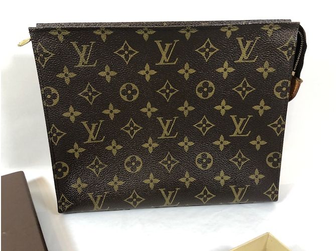 "LOUIS VUITTON 26"Pochette Marrone - vista 24