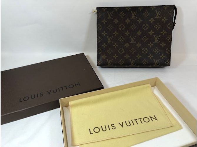 "LOUIS VUITTON 26"Pochette Marrone - vista 25