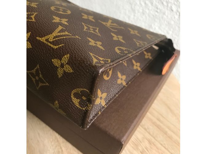 "LOUIS VUITTON 26"Pochette Marrone - vista 4