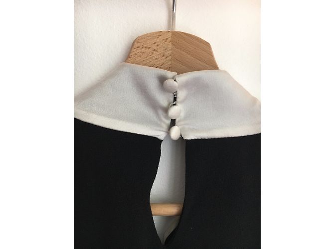 Yves Saint Laurent Schwarzes langes Abendkleid aus Viskose - Ansicht 3