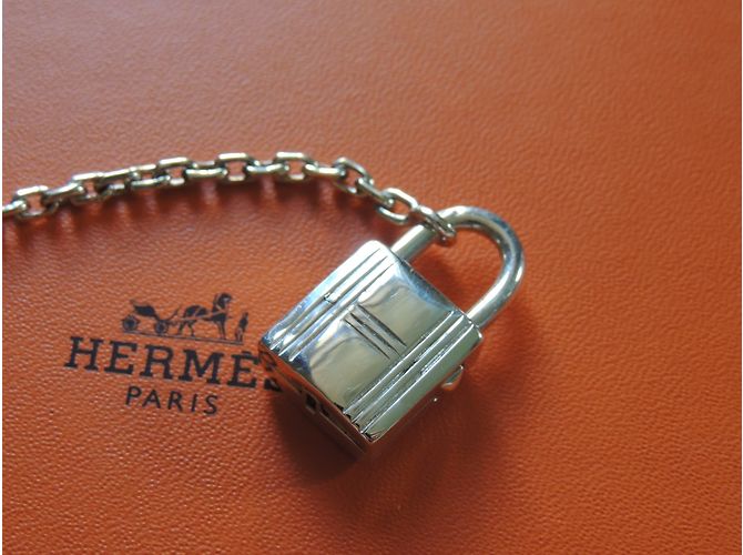 Kelly Hermès GIOIELLO PORTACHIAVI / BORSA Argento - vista 4