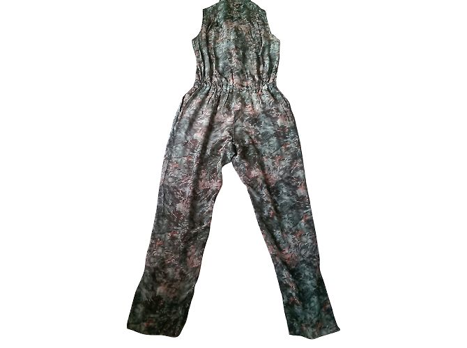 Mono Gat Rimon de seda verde y marrón Multicolor - vista 2