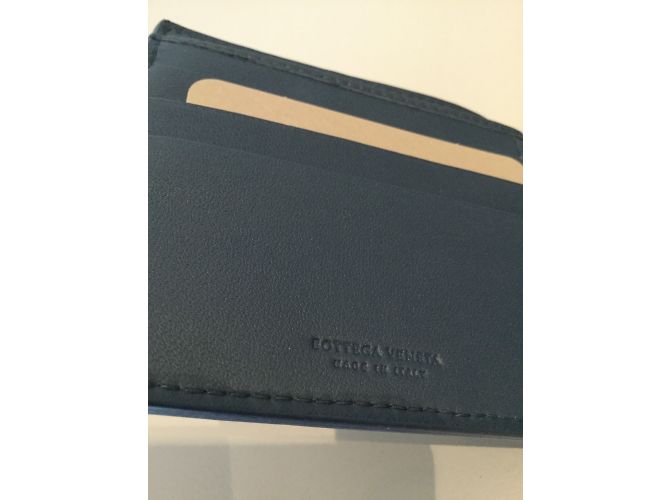 Bottega Veneta Intrecciato Bi-fold wallet Blue - view 4