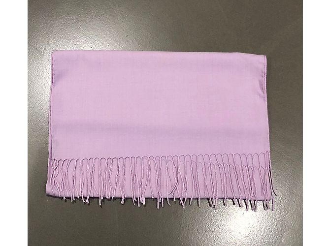 Autre Marque Große Parma Kaschmir Stola Rosa Pink - Ansicht 4