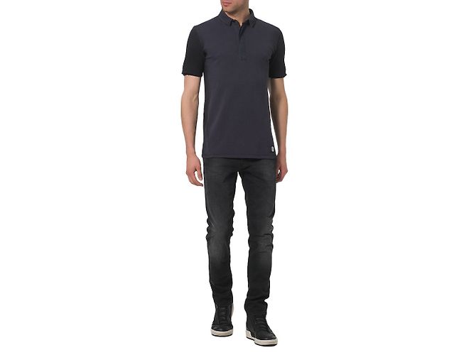 Damir doma new polo medium Nero Grigio - vista 2