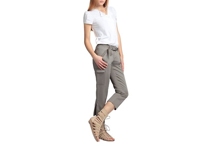 Autre Marque Sandali Chattawak Spartans Beige Camoscio - vista 3