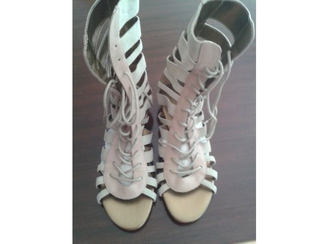 Autre Marque Sandali Chattawak Spartans Beige Camoscio - vista 8