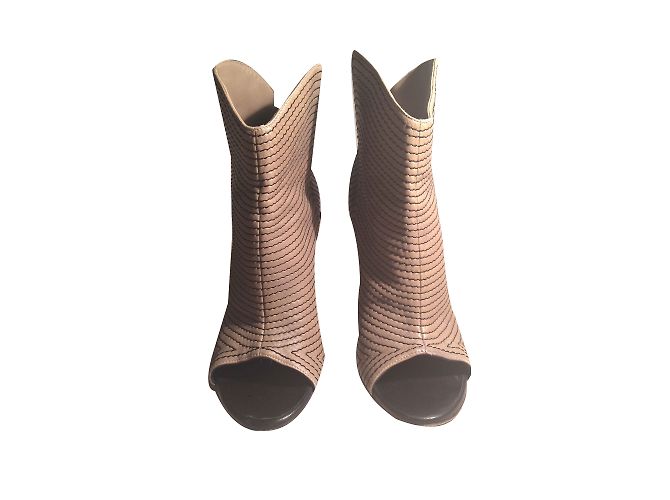 Botines Giuseppe Zanotti de piel gris - vista 2