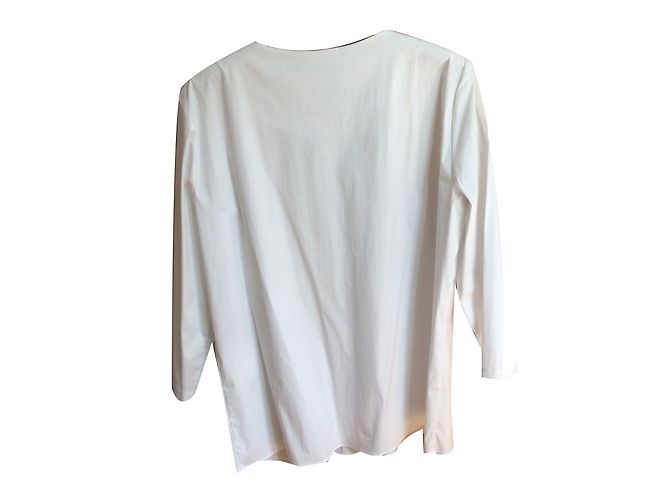 Camicia Piazza Sempione in popeline di cotone bianca Bianco - vista 2